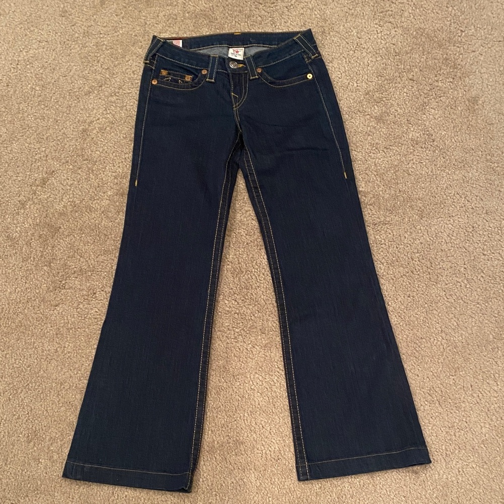 True Religion Dark Blue Flare Jeans